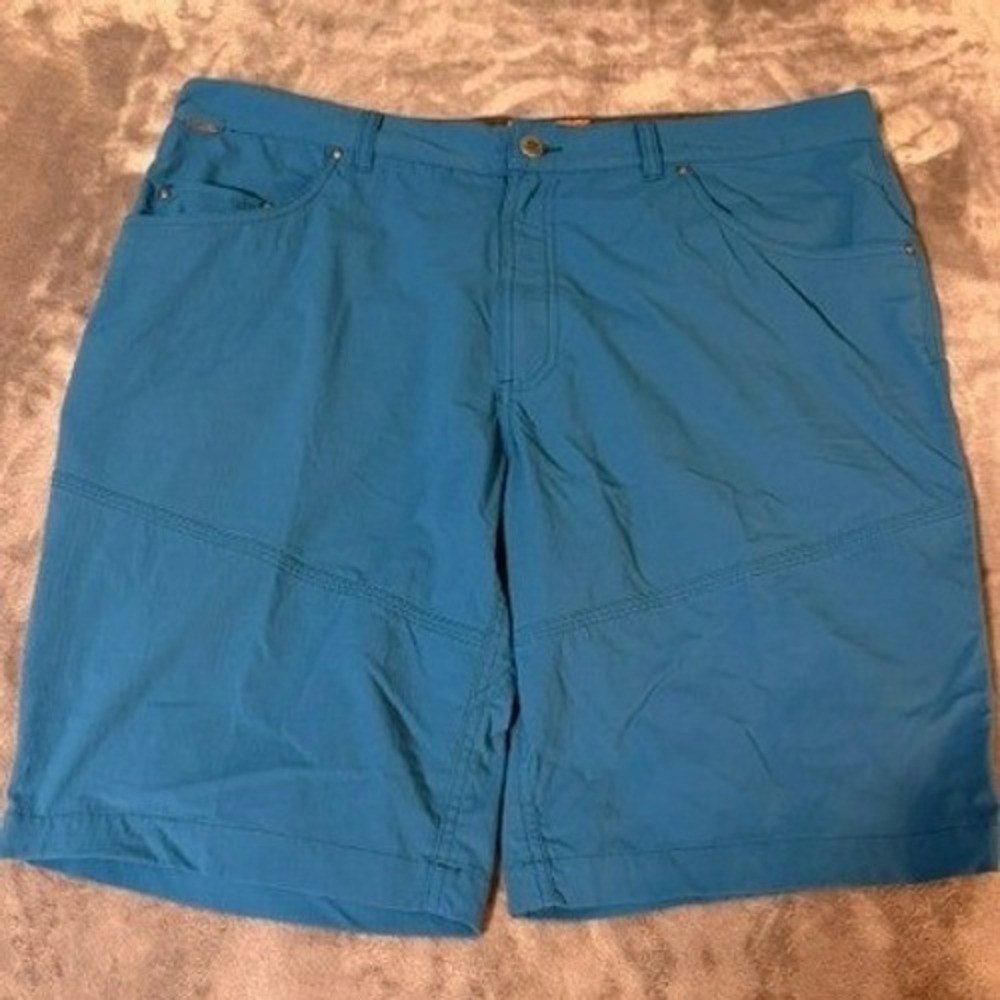 Merrell SelectWick Hiking Blue Shorts Mens Size 40 Stretch Technical Outdoor